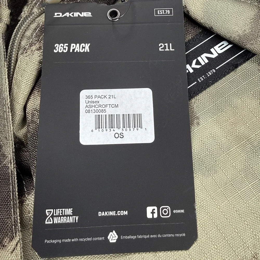 Dakine 365 Pack‎ / Backpack - NWT 21L Ashcroft Camo - #44489